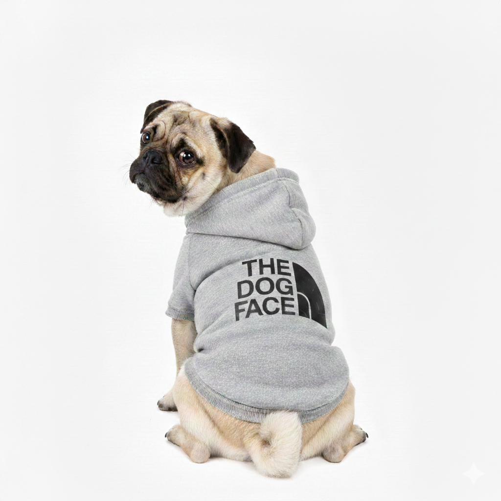 Warm Hoodie The Dog Face
