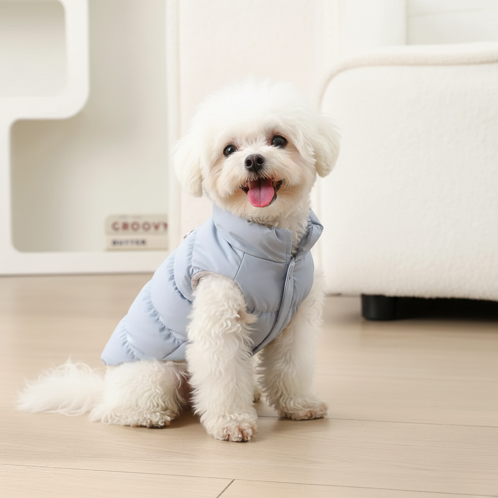 Soft Warm Winter Padded Jacket with Harness