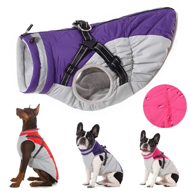 Waterproof Winter Jacket with Harness
